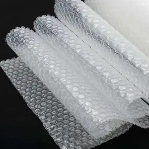 Rolo de amortecedor de bolha de ar, folha de embalagem fácil de raspar, protetor de china, fabricação transparente e biodegradável