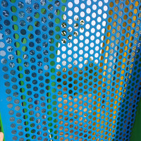Panneau de façade en acier et aluminium personnalisé avec trous perforés Revêtement mural extérieur de luxe Design moderne Imperméable