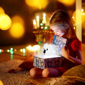 Veilleuse Koala en silicone, design LED <span class=keywords><strong>9</strong></span> couleurs avec télécommande, veilleuses décoratives mignonnes pour la chambre - Product Image 4