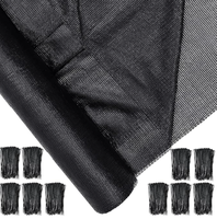 Filet d'ombrage agricole noir en PEHD, taux d'ombrage 35%-95%, tissu anti-UV pour serre, légumes, plantes, ferme, taille personnalisée
