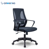 2024 usine OEM chaise de bureau maille pivotante chaise de bureau mécanisme de base de roulette avec accoudoir fixe chaise ergonomique