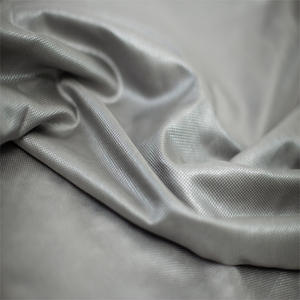 Ligero RFID bloqueo EMF EMI blindaje protección contra la radiación 100% recubierto plata Nano fibra entramado diamante tejido tela - Product Image 1