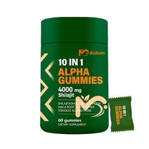 10 En 1 True Alpha Shilajit Gummies 4000mg Himalayan Alpha Gummies con Ashwagandha Maca Root & Tongkat Ali para hombres Energy Boost - Product Image 1