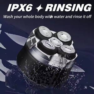 Electric Shaver for Men Electric <b>Razor</b> Cordless Waterproof Wet Dry Rotary Bald <b>Head</b> Shaver with LCD Portable Beard Shaver - Product Image 4