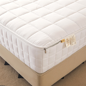 Drap-Housse Imperméable Couleur Unie, Protège-<span class=keywords><strong>Matelas</strong></span>, Linge de Lit pour la Maison, Ensemble de Literie - Product Image 4