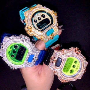 Реальный источник, Фабричный DW6900, кросс-пуш, Безель для часов, изготовленный на заказ, чехол для часов, хип-хоп - Product Image 1