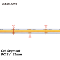 Bande LED COB en cuivre de haute qualité avec garantie de 3 ans, CRI90, 3000K, 4000K, 6500K, découpable, 5 mètres, contrôle vocal/WiFi/USB, 8 mm