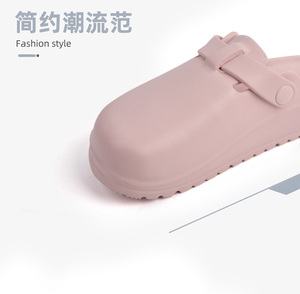 도매 여성 플랫 나막신 여름 가을 샌들 귀여운 숙녀 핑크 캐주얼 가벼운 샌들 - Product Image 2