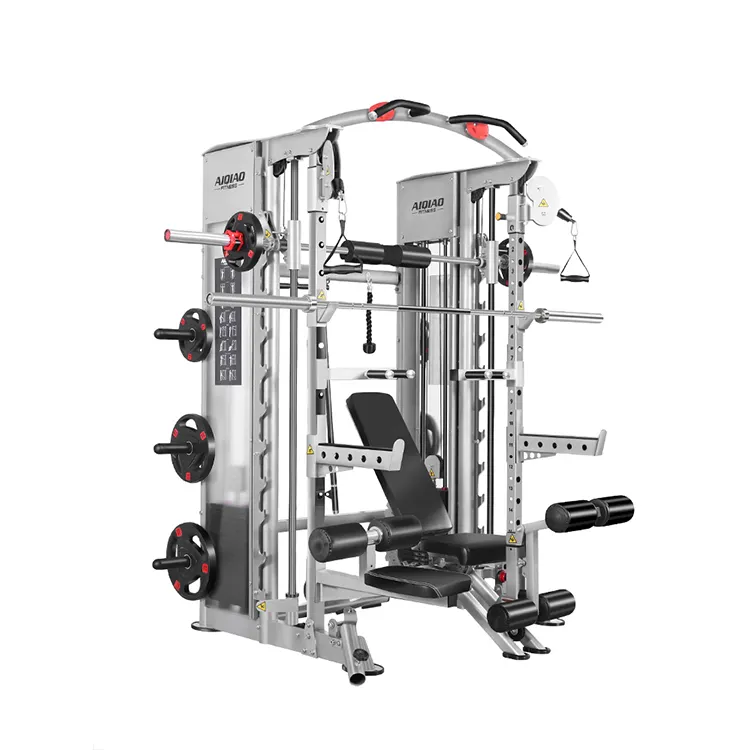 Fitness Gym Equipment Functional Trainer All In 1 Smith Machine Multi Functional Trainer