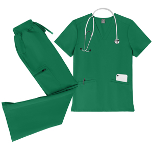 Uniformes Médicos Elegantes y Transpirables en Amarillo Brillante con Logotipo Personalizado para Spa, Salón de Belleza y Enfermería, Conjuntos de Uniformes con Pantalones Acampanados para Hombre, 2026 - Product Image 5