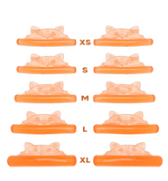 Coussinets auto-adhésifs en silicone pour extensions de cils en forme de chat Coussinets permanents pour cils greffés