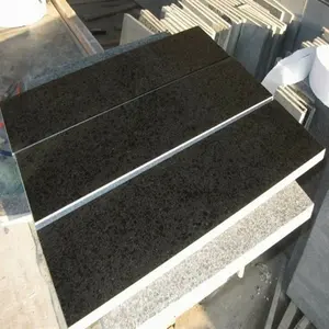 G684 Schwarzem Basalt Spalten, schwarz granit säule