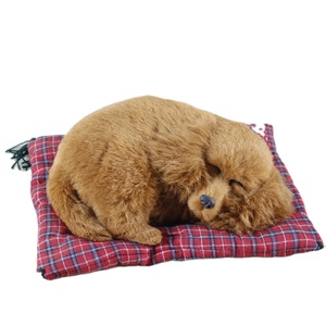Juguete interactivo de plástico para dormir de mascotas, peluche realista, para cachorros - Product Image 1