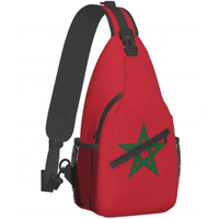 Hochwertige Marokko-Flagge Kordelzugbeutel Sonnenbrillen-Brusttasche Fischerhut Abschlussstola Schlüsselanhänger Handgehaltene Flagge