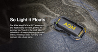 Enceinte portable sans fil Bluetooth avec lumière RGB à attraction magnétique étanche IPX7 MagROCK AGM 8W