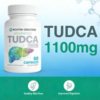 Complément alimentaire de soutien hépatique à marque privée OEM, capsules détoxifiantes pour le foie, capsules de TUDCA