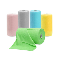 Rouleau de serviette en microfibre détachable de 12x12 pouces 75 /50 /100 Pack serviette de nettoyage en microfibre pour le nettoyage des vitres de cuisine de voiture