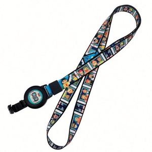 Custom Logo Nylon Fabric Neck Strap Durable Polyester <b>Hook</b> for Events Trade Shows Corporate Branding Promotional Lanyards - Product Image 6