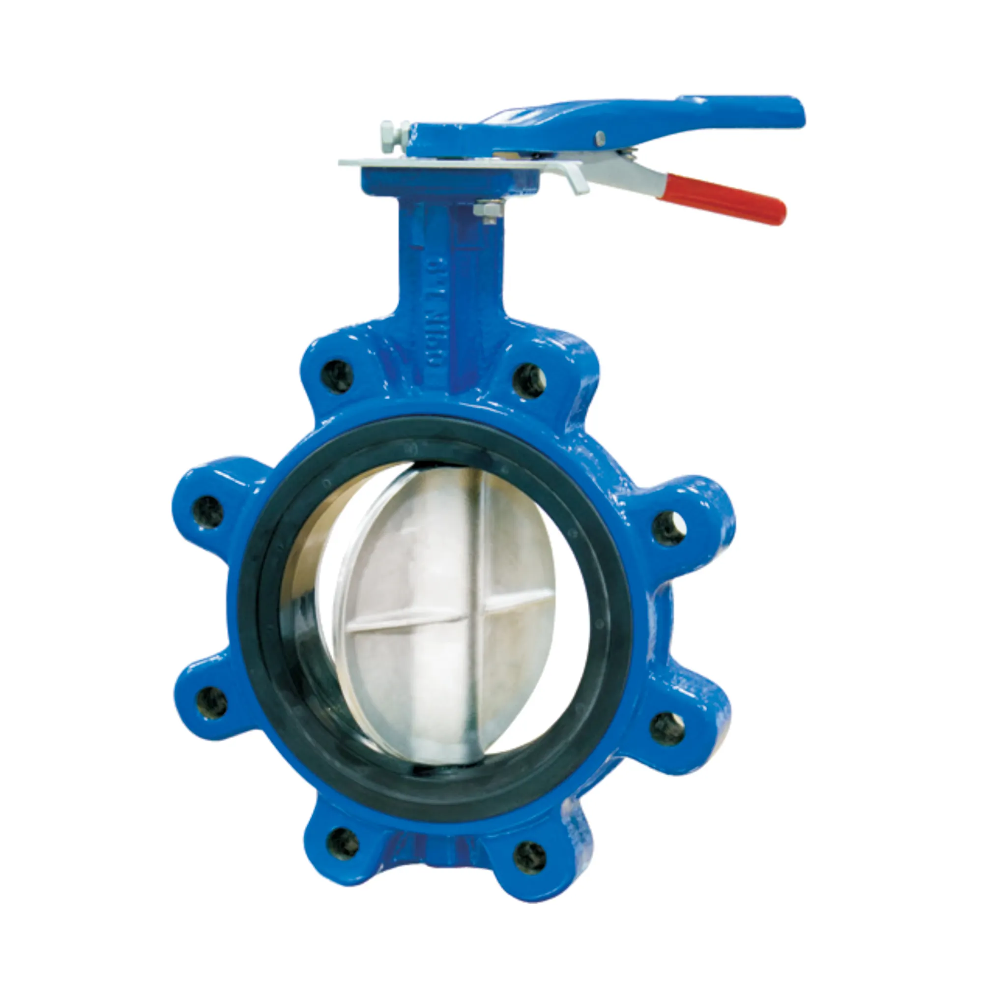 Manual Butterfly Valve 4 Inch DN100 DN200 Dn300 SS304 Stainless Steel Lug Type Center Line Butterfly Valve With Handwheel
