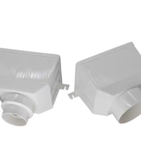 Embudo de agua de lluvia de PVC de 75mm Accesorios de tubería Amplias variedades de técnicas de fundición Material plástico Número de modelo Cabezal-Sin revisiones