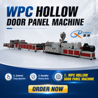 Mesin Panel Pintu WPC PVC Hollow Door Panel Door Blank Door Sheet Extrusion Line Twin Screw Extruder 130kW Motor Utama