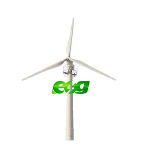 ESG hottest best quality Pitch Controlled for off on grid system horizontal wind turbine 10kw