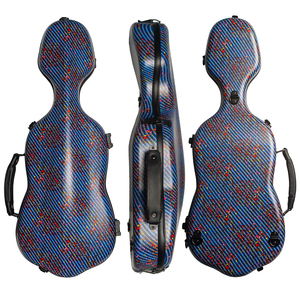 Estuche rígido para violín de tamaño completo 4/4 de alta calidad hecho de material de fibra de vidrio duradero en color elegante solo para violín - Product Image 1