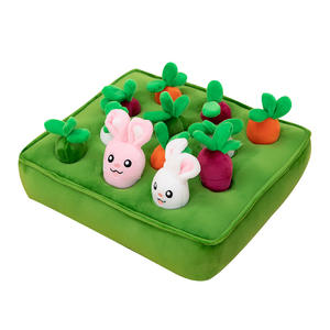 <span class=keywords><strong>Cache</strong></span>-<span class=keywords><strong>cache</strong></span> carotte ferme pour animal de compagnie lapin jouets à mâcher en peluche alimentation pour animaux de compagnie formation lapin carotte jouet plumer radis en peluche - Product Image 4