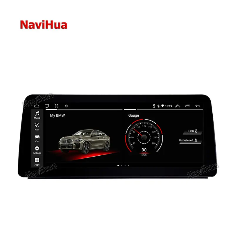 Naihua Radio Mobil Android 12.3 Inci, <span class=keywords><strong>Upgrade</strong></span> Baru Stereo Layar Sentuh Multimedia untuk BMW 5 Series E60-E90 dengan Navigasi GPS