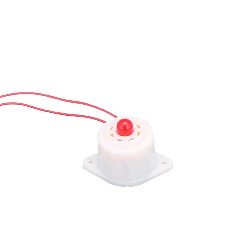 MANORSHI-zumbador de Flash con alarma, luz de advertencia con zumbador activo, 110db, 12v y 24v