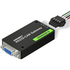 Passerelle CAN RS232 UIROBOT UIM2513, boîtier en aluminium de qualité industrielle, entrée 12-48VDC - Product Image 1
