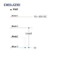 DEUZE CD40CDM07N3 BGS Capteur de couleur intégré, performances anti-tremblement, protection IP67, montage sur rail DIN, certifié CE pour l'automatisation