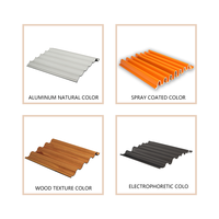 Installation modulaire moderne sans soudure Panneaux de mur rideau en aluminium pour façade Matériaux de revêtement de mur extérieur pour vitrine