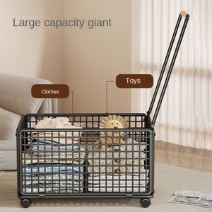 Household Carbon Steel Single Tier Non-Folding Clothes <b>Storage</b> Box Large Capacity Sustainable Modern Simplicity <b>Storage</b> - Product Image 5