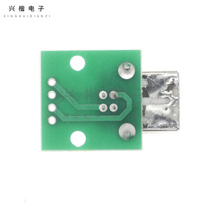 Adaptador USB a DIP, conector hembra, ángulo recto, con orificio pasante, para transferencia de datos de impresora - Product Image 2