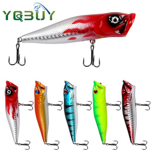 Grande bocca ha colpito l'onda d'acqua che si arrampica 9cm/12.7g Luya Hard esca materiale in Silicone <span class=keywords><strong>mare</strong></span> e pesca della spigola d'acqua dolce Popper in magazzino - Product Image 1