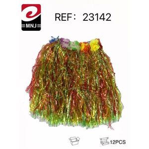 Mini-jupe en herbe Fiesta Girls de 40 cm, amusante et festive avec décoration florale pour enfants - Product Image 1