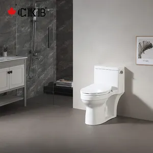 CKB OEM ODM Leistungs starke Spülung Längliche S-Falle Boden montierte Siphon Jet Flunted Glaskörper Siphon Jet Flushing Längliche weiße Toilette