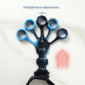 Ejercitador <span class=keywords><strong>de</strong></span> Dedos Ajustable, Fortalecedor <span class=keywords><strong>de</strong></span> Agarre <span class=keywords><strong>de</strong></span> Mano, 3 Niveles <span class=keywords><strong>de</strong></span> Resistencia para Terapia Física, Escalada <span class=keywords><strong>y</strong></span> Rehabilitación - Product Image 4
