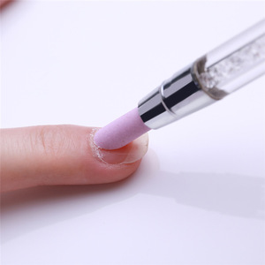 Pinceau de gravure et de polissage à double extrémité pour nail art, avec embout en silicone plat, outil pour le gel de gaufrage et le vernis, pour la création de motifs 3D - Product Image 2