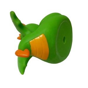 Color verde dibujos animados dragón pato vinilo goma pato flotante PVC baño patos - Product Image 2