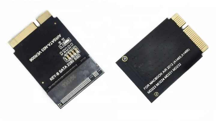 MacBookAir M2 24GBメモリ1T SSD USキー 17+7pin to M.2 NGFF B-Key 2280 M2 SATA SSD Converter for Macbooks