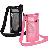 Sac de protection réutilisable portable sac de bouteille d'eau de plage sac de support de bouteille d'eau avec épaule