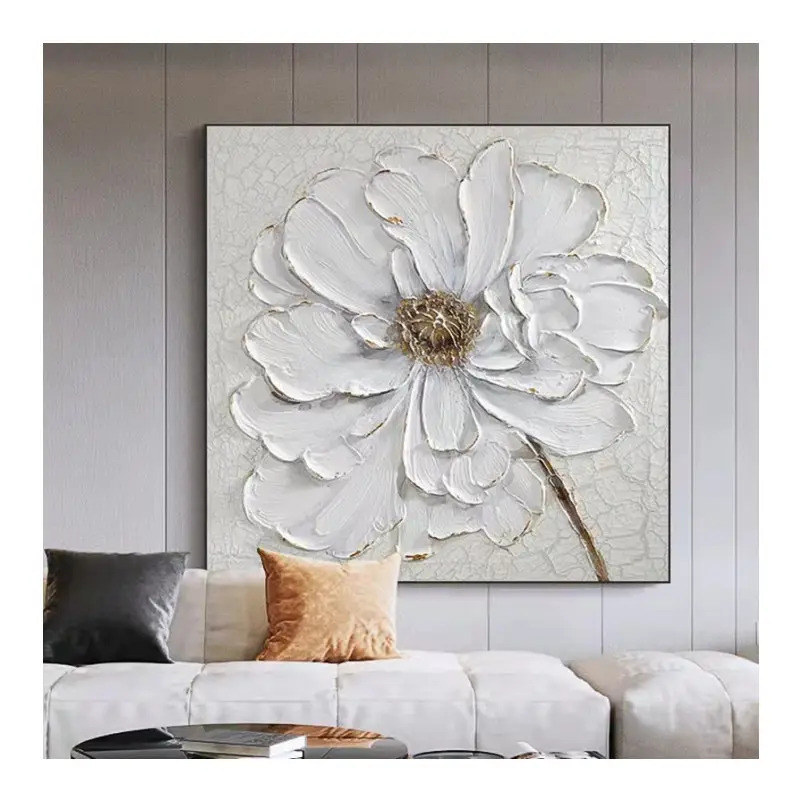 Beautiful Flower Canvas art luxury floral paintings Art Wall Decorative Painting on canvas hand painted paintings
