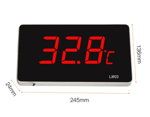 Termómetro de SPA, piscina de aguas termales, sala de <span class=keywords><strong>sauna</strong></span>, sala de secado de alta precisión montada en la pared con sonda impermeable, tamaño grande - Product Image 6