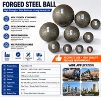 Bolas de Acero Forjadas para Molienda, Material B2 B3 para la Industria Minera, Molino SAG, Planta de Cemento, Central Eléctrica, Bolas de Dureza 20mm-150mm