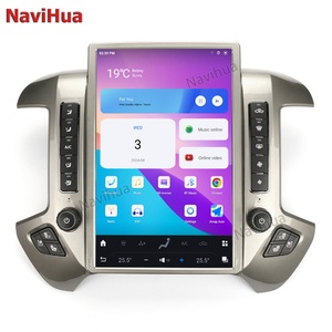 วิทยุติดรถยนต์ระบบแอนดรอยด์หน้าจอสัมผัสขนาด 14.4 นิ้ว ยี่ห้อ NaviHua พร้อมระบบนำทาง GPS มัลติมีเดีย และ Apple Carplay สำหรับรถยนต์ GMC Sierra และ Chevrolet Silverado - Product Image 6