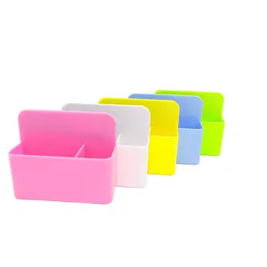 Wholesale Magnetic Pencil Self-Adhesive Office Pen Holders Plastic Pen Holder Organizer