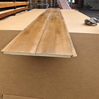 Panneaux sandwich modernes en mousse de polyuréthane ignifuge pour bardage extérieur en métal, isolation structurelle décorative pour toiture de maison