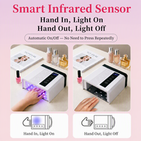 Sèche-ongles UV LED de haute qualité 108W, 48 perles de lampe, rechargeable, avec mode basse température pour manucure et gel de construction